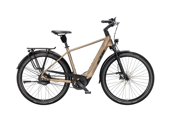 KTM Macina City 810 Belt 800Wh Elektromos Trekking Kerékpár - Olive Pearl Matt - zöld