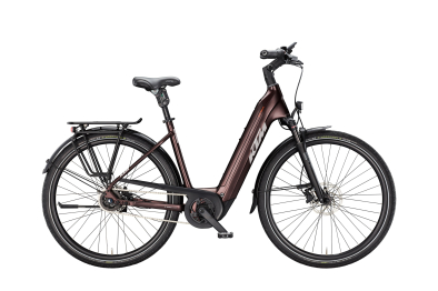 KTM Macina City 820 XL Unisex 800Wh Elektromos Trekking Kerékpár - Black Lava Matt - fekete