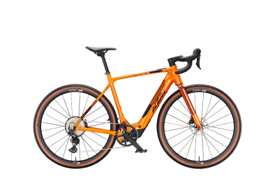 KTM Macina Gravelator SX 10 400Wh Elektromos Gravel Kerékpár - Fresh Orange - narancssárga