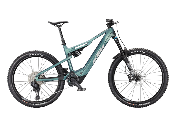 KTM Macina Prowler Elite Di2 29/27,5" 800Wh Elektromos Fully MTB Kerékpár - Royal Teal Matt - kék