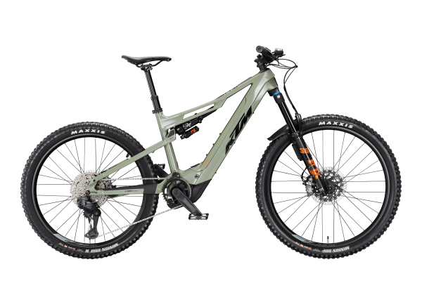 KTM Macina Kapoho Master ABS L Di2 29/27,5" 800Wh Elektromos Fully MTB Kerékpár - Sage Green - zöld