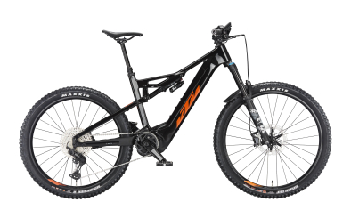 KTM Macina Kapoho Master 29/27,5 750Wh Elektromos Fully MTB Kerékpár - Flaming Black - fekete