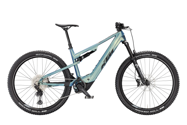 KTM Macina Lycan 892 29" 800Wh Elektromos Fully MTB Kerékpár - Velvet Petrol Matt - kék