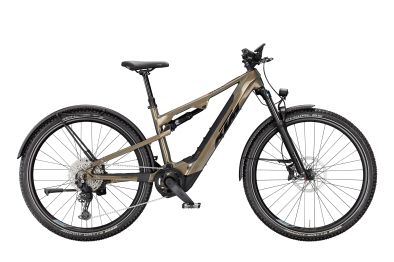 KTM Macina Chacana 892 LFC 29 800Wh Elekromos Fully MTB Kerékpár - Olive Pearl - zöld