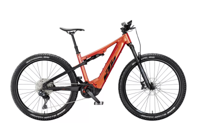 KTM Macina Chacana 792 Di2 29 750Wh Elektromos Fully MTB Kerékpár - Burnt Orange+Matt Black - narancssárga