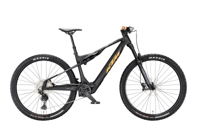 KTM Macina Scarp SX Elite 29 400Wh Elektromos Fully MTB Kerékpár - Flaming Black Matt - fekete