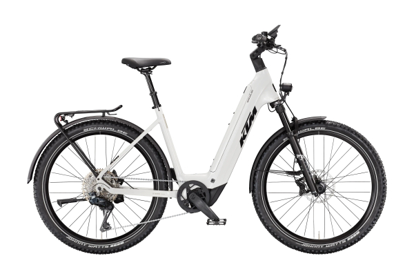 KTM Macina Aera 871 LFC Di2 Unisex 27,5" 800Wh Elektromos MTB Kerékpár - Marble White - fehér