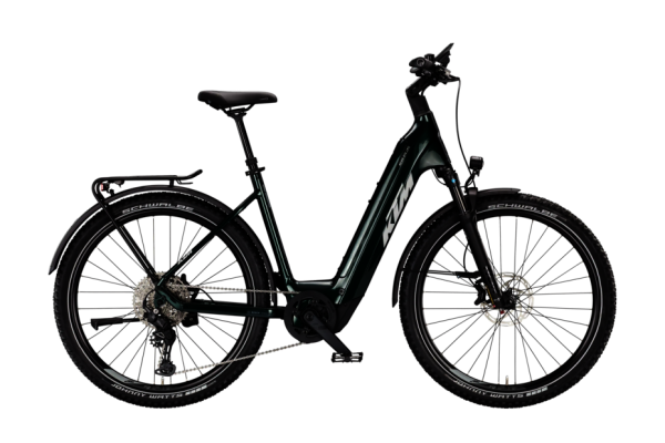 KTM Macina Aera 872 LFC Unisex 27,5" 800Wh Elektromos MTB Kerékpár - Smaragd Black - fekete