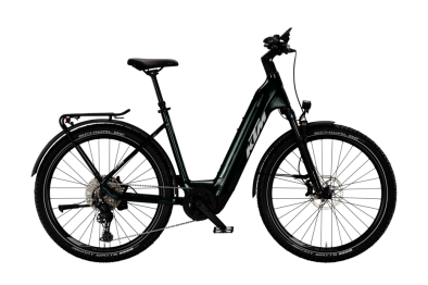 KTM Macina Aera 872 LFC Unisex 27,5 800Wh Elektromos MTB Kerékpár - Smaragd Black - fekete