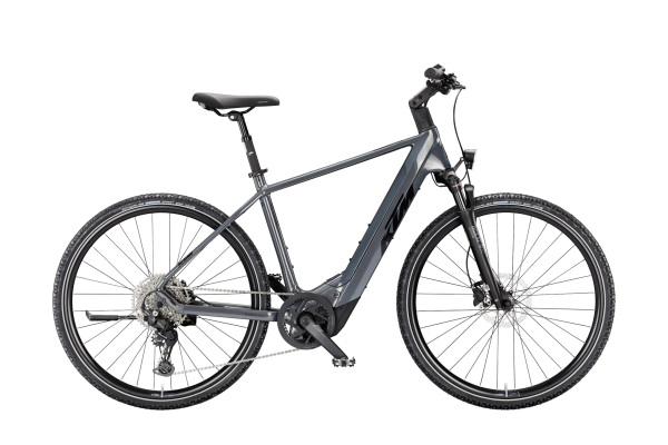 KTM Macina Cross CX 820 L 800Wh Elektromos Trekking Kerékpár - Flaming Grey - szürke