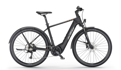 KTM Macina Cross CX 510 LFC 500Wh Elektromos Trekking Kerékpár - Black Matt - fekete