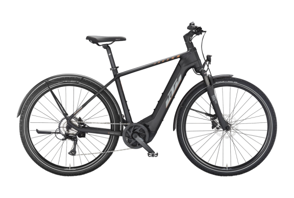 KTM Macina Cross CX 510 LFC Lady 500Wh Elektromos Trekking Kerékpár - Black Matt - fekete