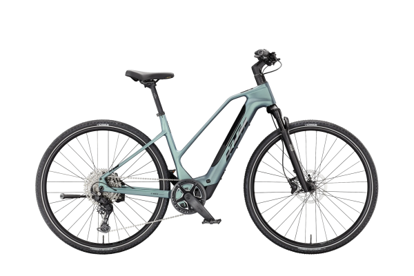KTM Macina Cross SX Elite Lady 400Wh Elektromos Cross Trekking Kerékpár - Royal Teal Matt - kék
