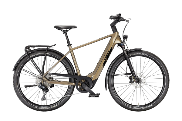 KTM Macina Gran 810 Di2 800Wh Elektromos Trekking Kerékpár - Olive Pearl - zöld