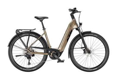 KTM Macina Gran 810 Di2 Unisex 800Wh Elektromos Trekking Kerékpár - Olive Pearl - zöld