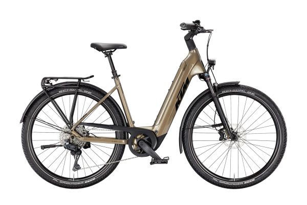 KTM Macina Gran 810 Di2 Unisex 800Wh Elektromos Trekking Kerékpár - Olive Pearl - zöld