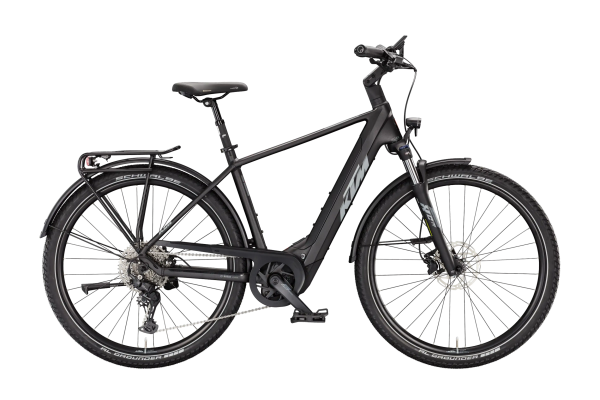 KTM Macina Gran 820 800Wh Elektromos Trekking Kerékpár - Diamond Black Matt - fekete