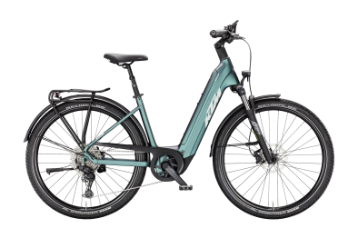 KTM Macina Gran 820 Unisex 800Wh Elektromos Trekking Kerékpár - Green Purple Flip Matt - zöld