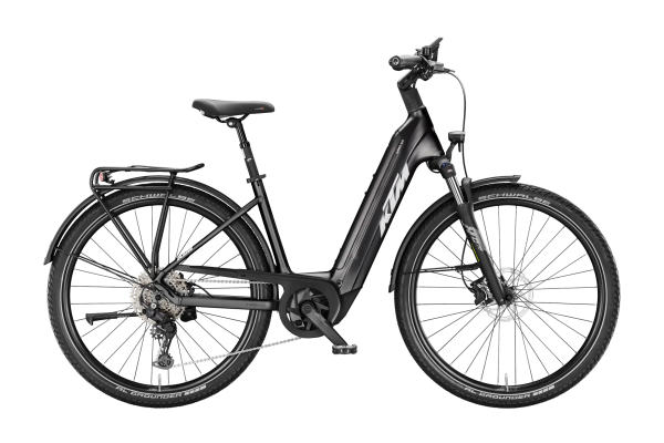 KTM Macina Gran 820 Unisex 800Wh Elektromos Trekking Kerékpár - Diamond Black Matt - fekete
