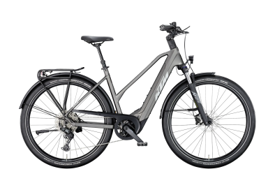 KTM Macina Gran 830 Lady 800Wh Elektromos Trekking Kerékpár - Machine Grey Matt - szürke