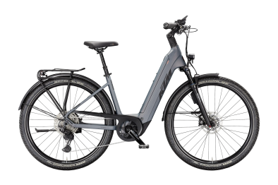 KTM Macina Gran 810 ABS 29 Unisex 800Wh Elektromos Trekking Kerékpár - Flaming Grey Matt - ezüst
