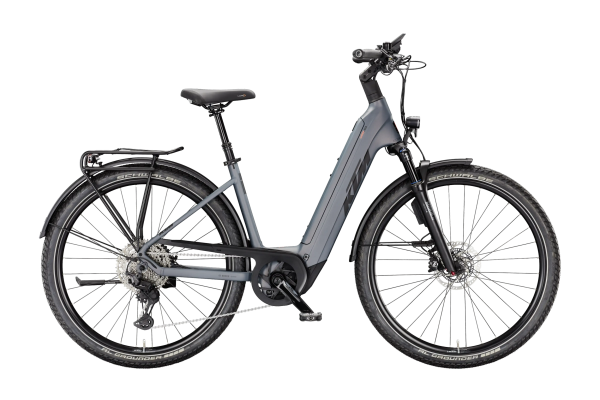KTM Macina Gran 810 ABS 29 Unisex 800Wh Elektromos Trekking Kerékpár - Flaming Grey Matt - ezüst