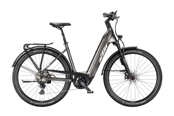KTM Macina Gran 810 ABS 29 Unisex 800Wh Elektromos Trekking Kerékpár - Machine Grey - szürke