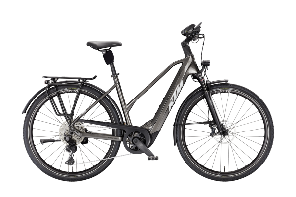 KTM Macina Style 810 Lady 800Wh Elektromos Trekking Kerékpár - Machine Grey - szürke