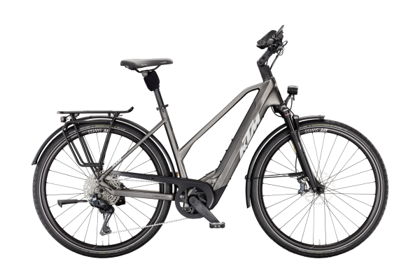 KTM Macina Style 810 Di2 Lady 800Wh Elektromos Trekking Kerékpár - Machine Grey Matt - szürke