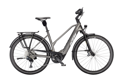 KTM Macina Style 810 Di2 Lady 800Wh Elektromos Trekking Kerékpár - Machine Grey Matt - szürke