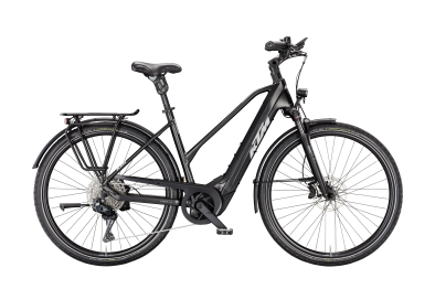 KTM Macina Style 820 XL Di2 Lady 800Wh Elektromos Trekking Kerékpár - Diamond Black Matt - fekete