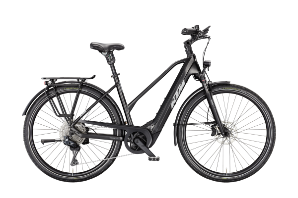 KTM Macina Style 820 XL Di2 Lady 800Wh Elektromos Trekking Kerékpár - Diamond Black Matt - fekete