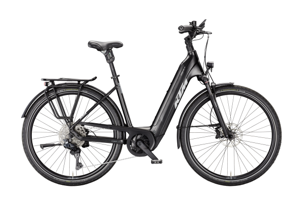 KTM Macina Style 820 XL Di2 Unisex 800Wh Elektromos Trekking Kerékpár - Diamond Black Matt - fekete