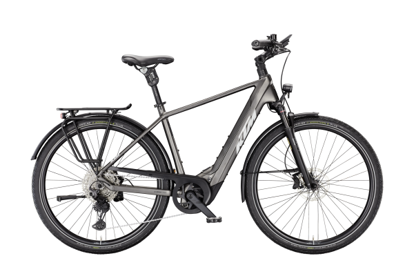 KTM Macina Style 820 XL 800Wh Elektromos Trekking Kerékpár - Machine Grey Matt - szürke