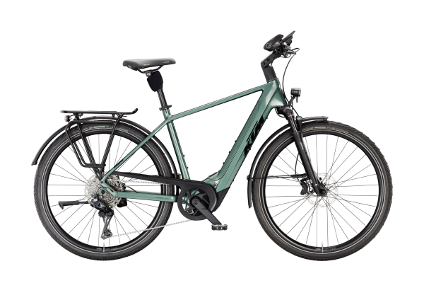 KTM Macina Style 820 Di2 800Wh Elektromos Trekking Kerékpár - Oxygen Green - zöld