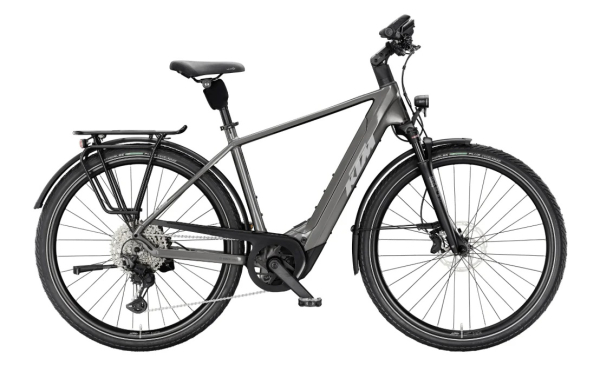 KTM Macina Style 820 Di2 800Wh Elektromos Trekking Kerékpár - Machine Grey Matt - szürke