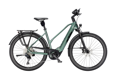 KTM Macina Style 820 Di2 Lady 800Wh Elektromos Trekking Kerékpár - Oxygen Green - zöld