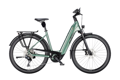 KTM Macina Style 820 Di2 Unisex 800Wh Elektromos Trekking Kerékpár - Oxygen Green - zöld