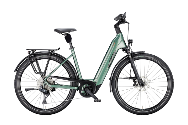 KTM Macina Style 820 Di2 Unisex 800Wh Elektromos Trekking Kerékpár - Oxygen Green - zöld