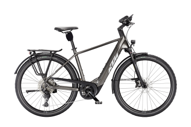 KTM Macina Style 820 800Wh Elektromos Trekking Kerékpár - Machine Grey - szürke