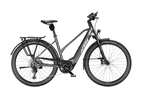 KTM Macina Style 820 Lady 800Wh Elektromos Trekking Kerékpár - Machine Grey - szürke