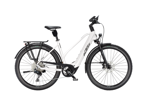 KTM Macina Style 820 Lady 800Wh Elektromos Trekking Kerékpár - White - fehér