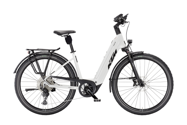KTM Macina Style 820 Unisex 800Wh Elektromos Trekking Kerékpár - White - fehér