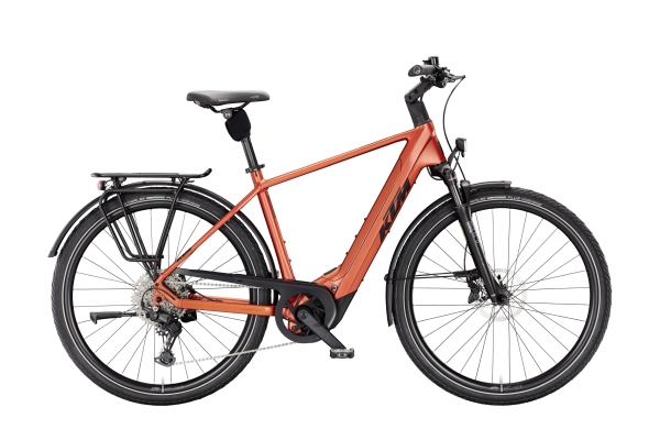 KTM Macina Style 830 800Wh Elektromos Trekking Kerékpár - Burnt Orange Matt - narancssárga