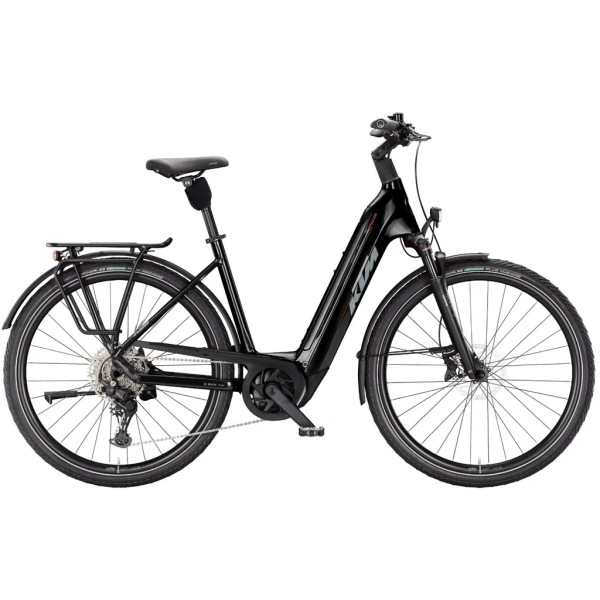 KTM Macina Style 830 Unisex 800Wh Elektromos Trekking Kerékpár - Diamond Black - fekete