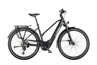 KTM Macina Style 840 Lady 800Wh Elektromos Trekking Kerékpár - Diamond Black Matt - fekete