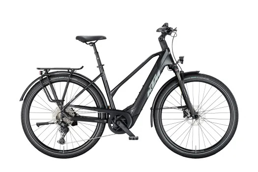 KTM Macina Style 840 Lady 800Wh Elektromos Trekking Kerékpár - Diamond Black Matt - fekete