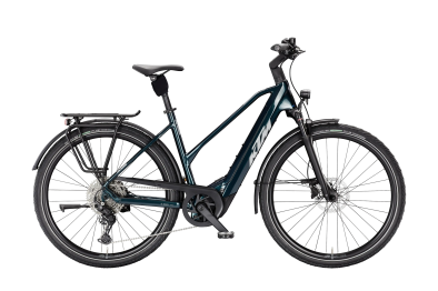 KTM Macina Tour PX 810 Lady 800Wh Elektromos Trekking Kerékpár - Dark Sea - zöld