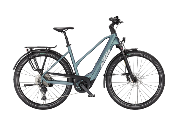 KTM Macina Tour PX 610 Lady 600 Wh Elektromos Trekking Kerékpár - Bright Teal Matt - kék