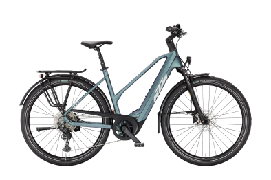 KTM Macina Tour PX 610 Lady 600 Wh Elektromos Trekking Kerékpár - Bright Teal Matt - kék